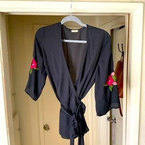 Lily White Blouse Size L